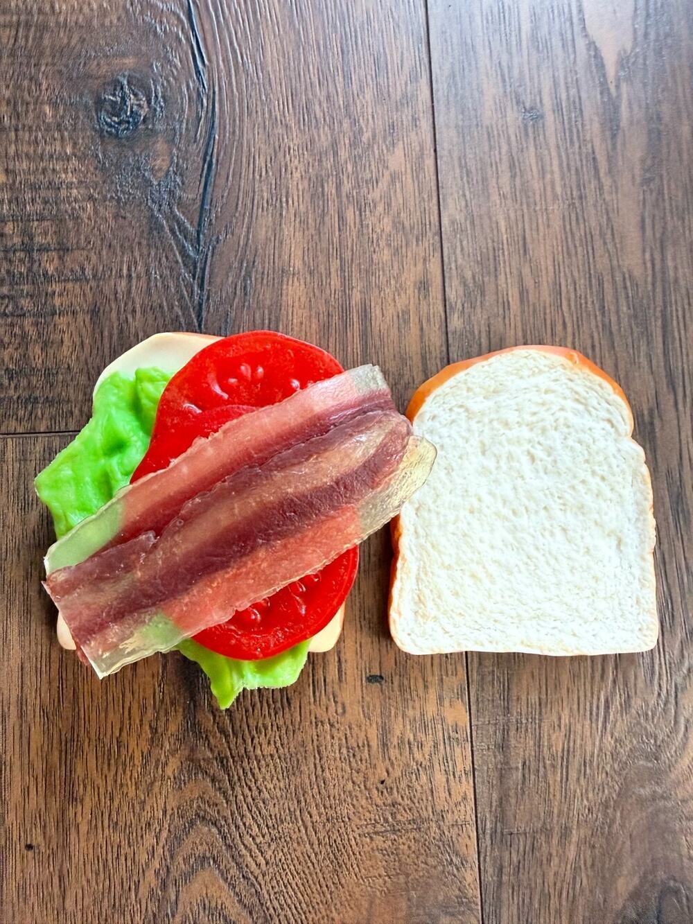 Vintage 1987 MTC Realistic BLT Sandwich Play Food 7pc